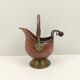 Copper pot cover and a pitcher-style brass handle