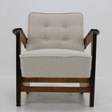 1930's unique cubist armchair, Czechoslovakia