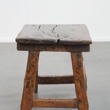 Unique Antique Spanish Side Table / Stool from the 16th Century
