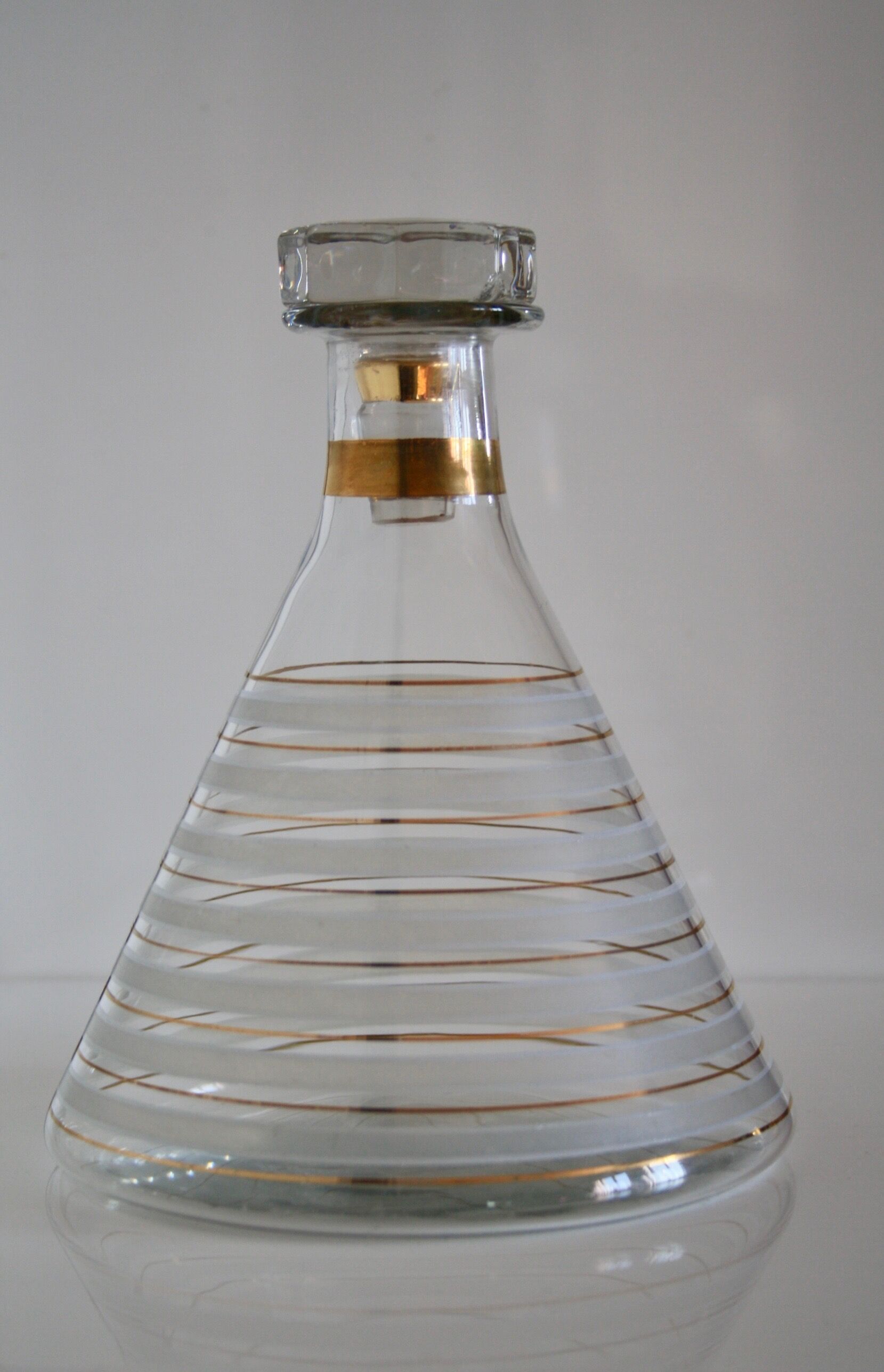 Decanters old set of 3