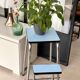 Tabouret escabeau formica vintage