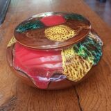 Vintage Vallauris ceramic candy box, empty pocket