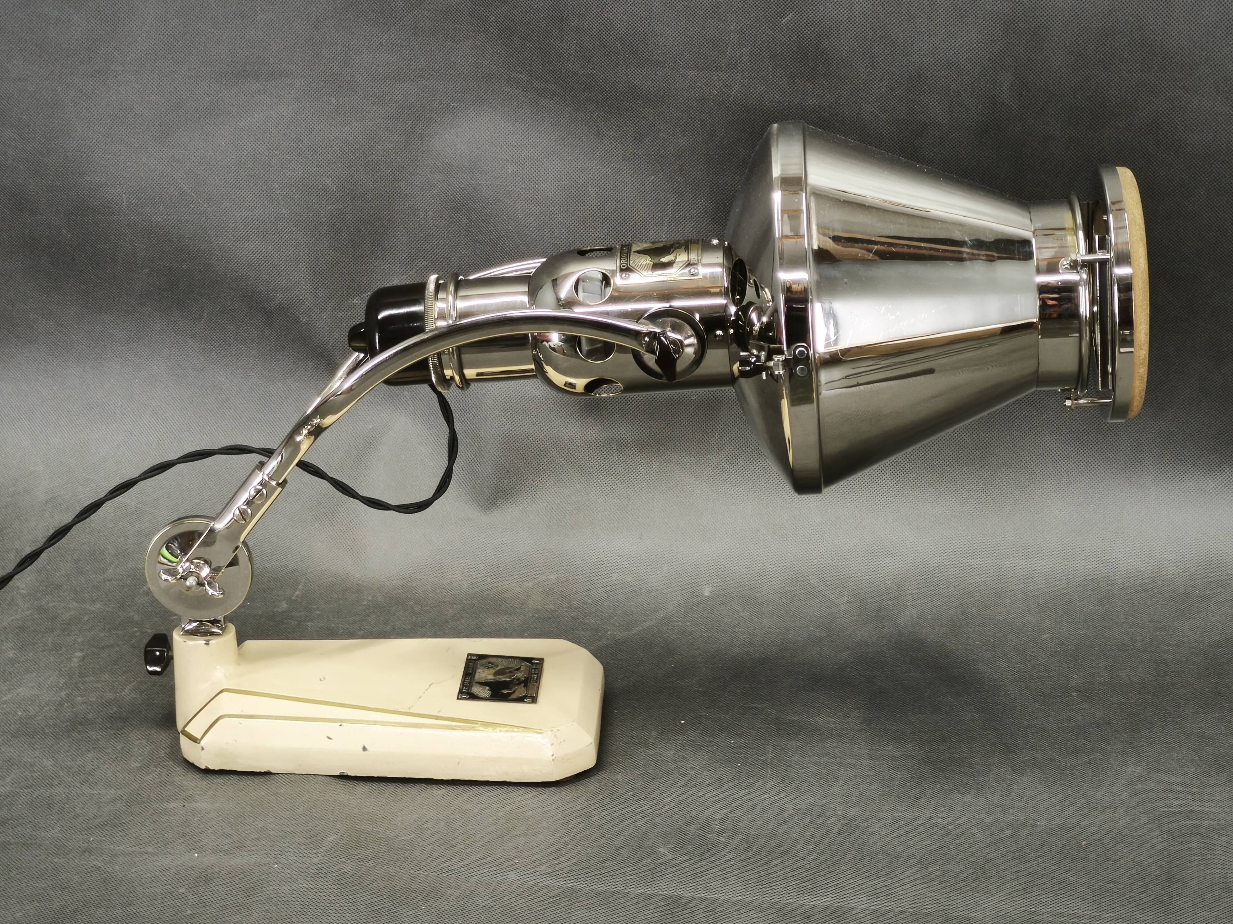 Original Hanau Bauhaus Medical Lamp, Germany, 1930s