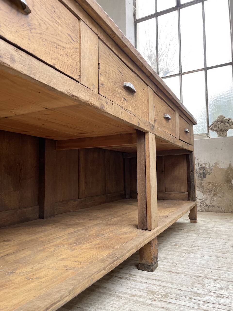 Comptoir en chêne XXL 260 cm