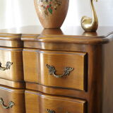 Chiffonnier style Louis XV cherry in marquetry