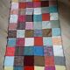 Plaid patchwork en laine