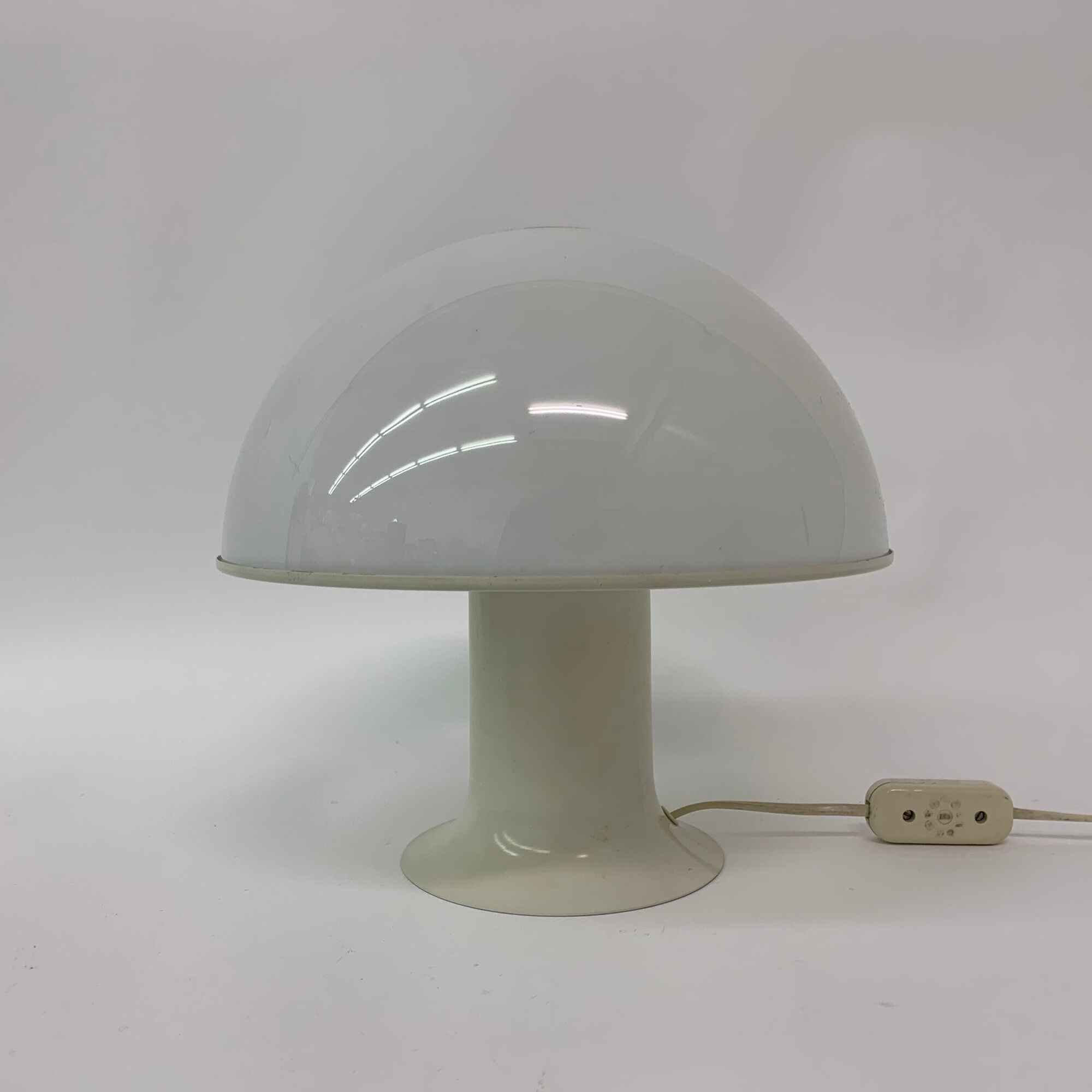 Mid-century design mushroom table lamp Dijkstra holland , 1970's