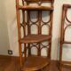 Bamboo and rattan shelf