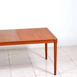 Extendable dining table in teak by H. W. Klein for Bramin Mobler