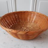 Wicker panière 70s