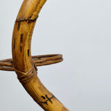 Serpent plant stand in rattan 145 cm