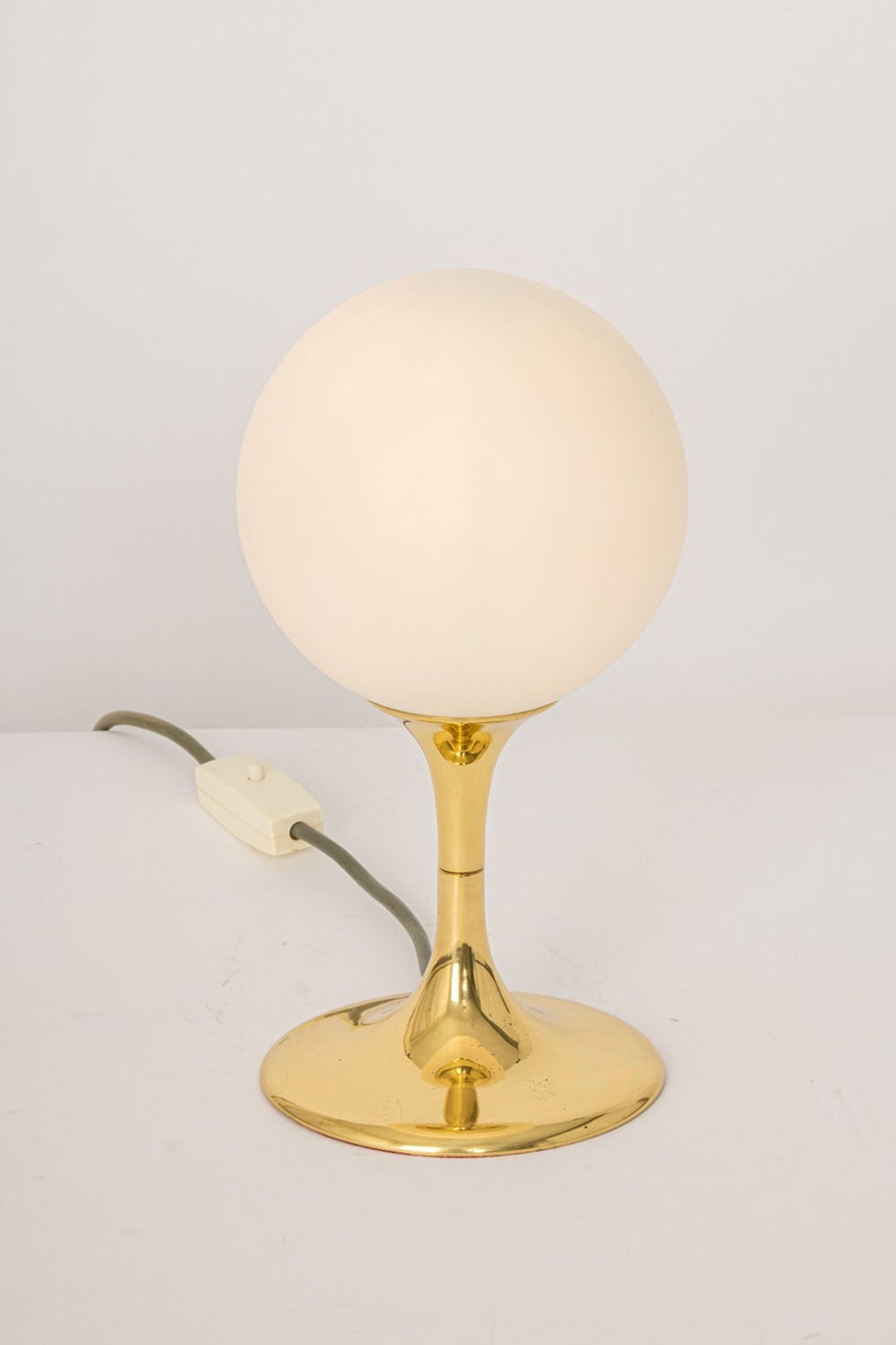 Brass table lamp by Max Bill for Temde Switzerland 1960s