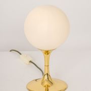 Brass table lamp by Max Bill for Temde Switzerland 1960s