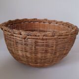 Vintage rattan basket