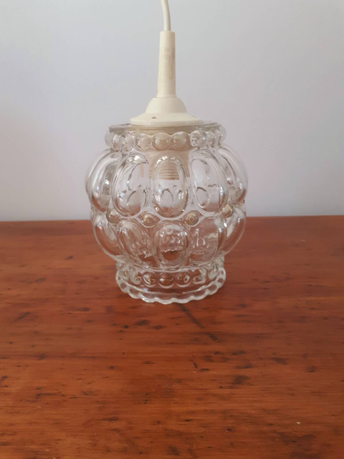 Glass chandelier from the 70s