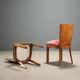 Ensemble de chaises vintage en velours