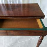 Game table/mahogany console