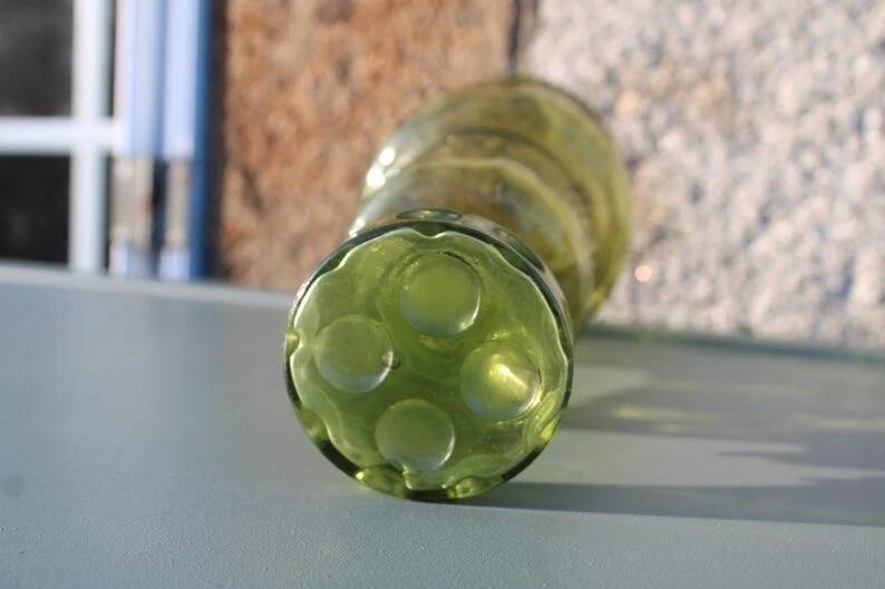 Empoli glass nautical carafe from the 1960s