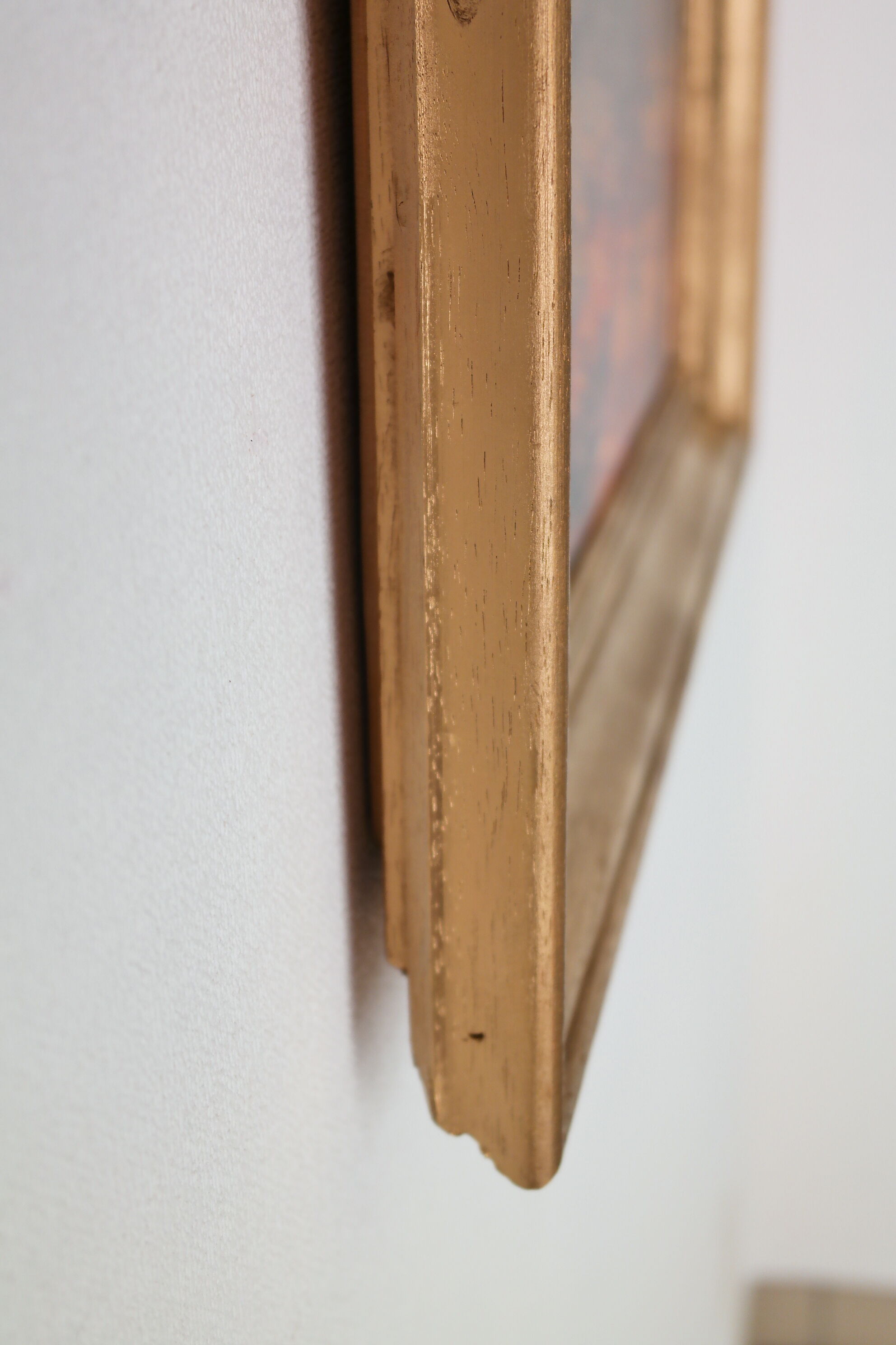 Painting old gilded frame campaign scene