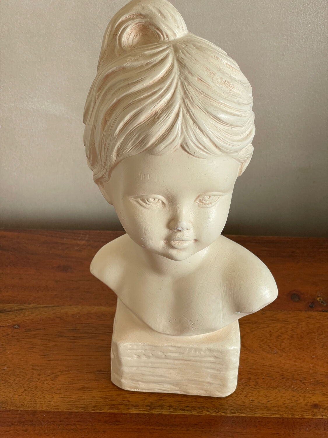 Plaster bust