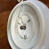 Conical lamp in opaline of Murano vintage 52 cm