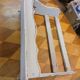 Étagère murale ancienne en bois