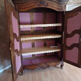 Armoire mariage charolaise massif d'époque