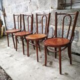Series of four bistro chairs