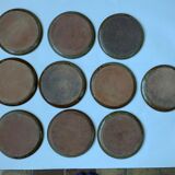 10 vintage sandstone plates