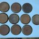 10 vintage sandstone plates
