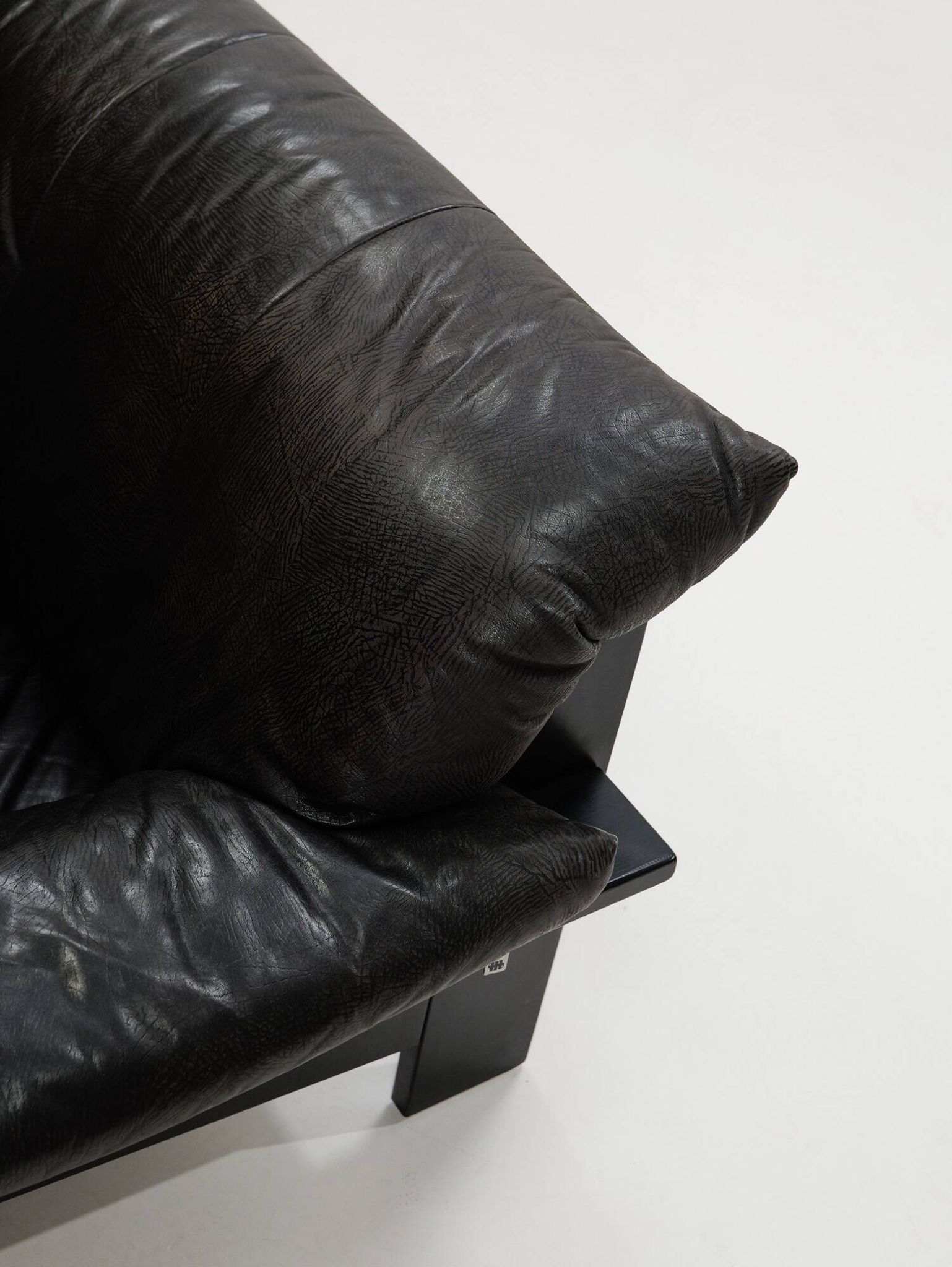 German postmodern brutalist lounge sofa by Rolf Benz for Musterring, 1990s, set of 2.