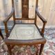 Paire de fauteuils d'époque Art Déco en cannage