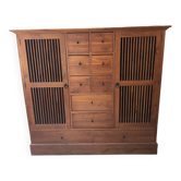 Large Teak Gold years Sea sideboard
