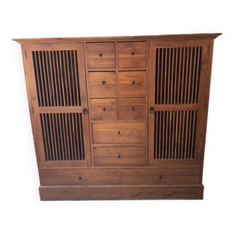 Large Teak Gold years Sea sideboard