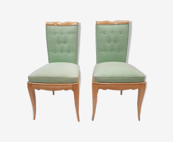 Paire de chaises art déco