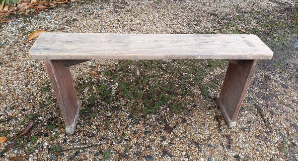 Solid wood farm bench dpm 1123783