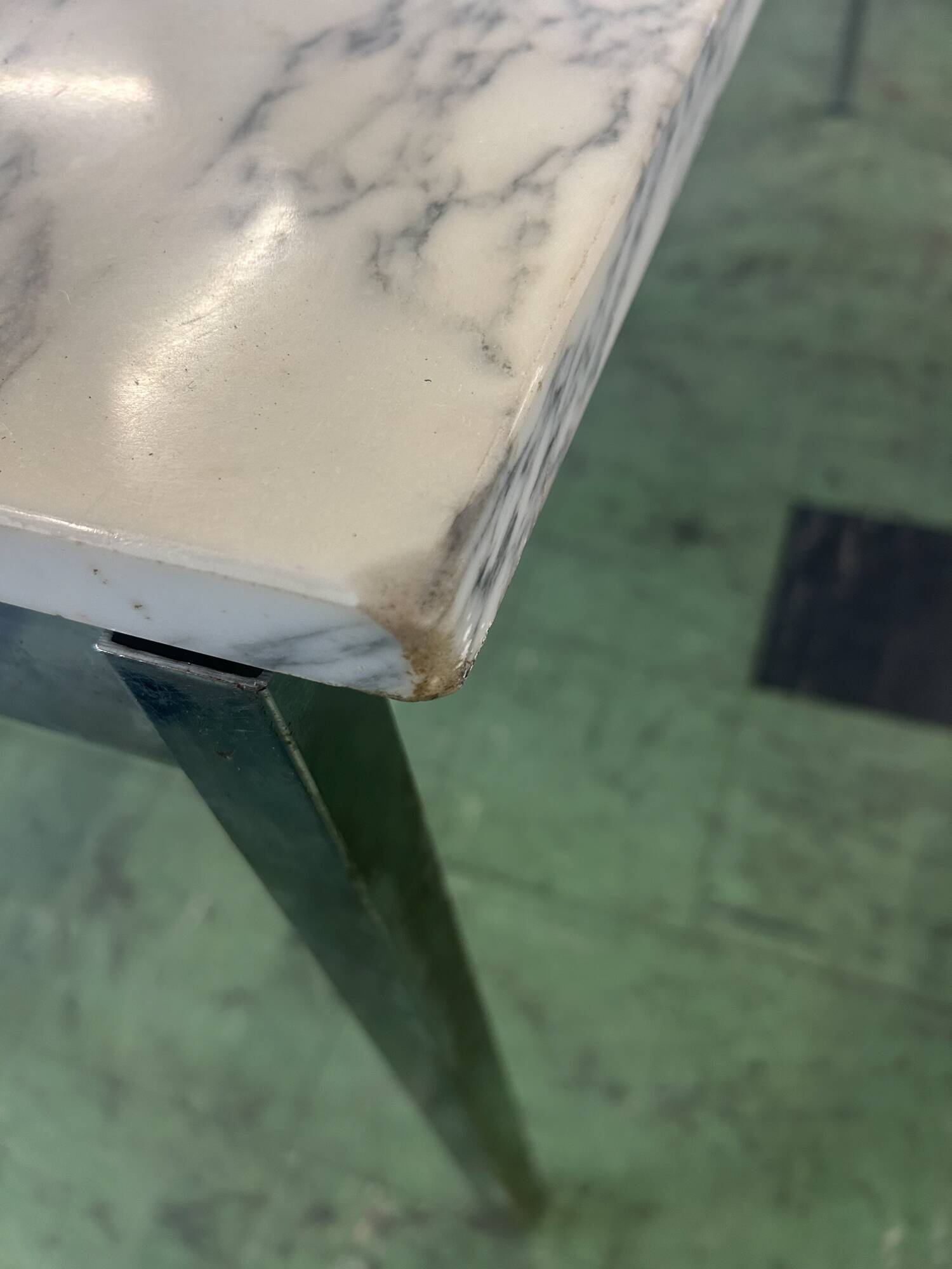 Marble and metal table by Florence Knoll 1960