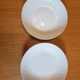 Set of 2 white deep plates Rosenthal Lotus