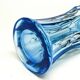 Art Deco vase, blue crystal, designed by K. Palda, Czechoslovakia, 1930s