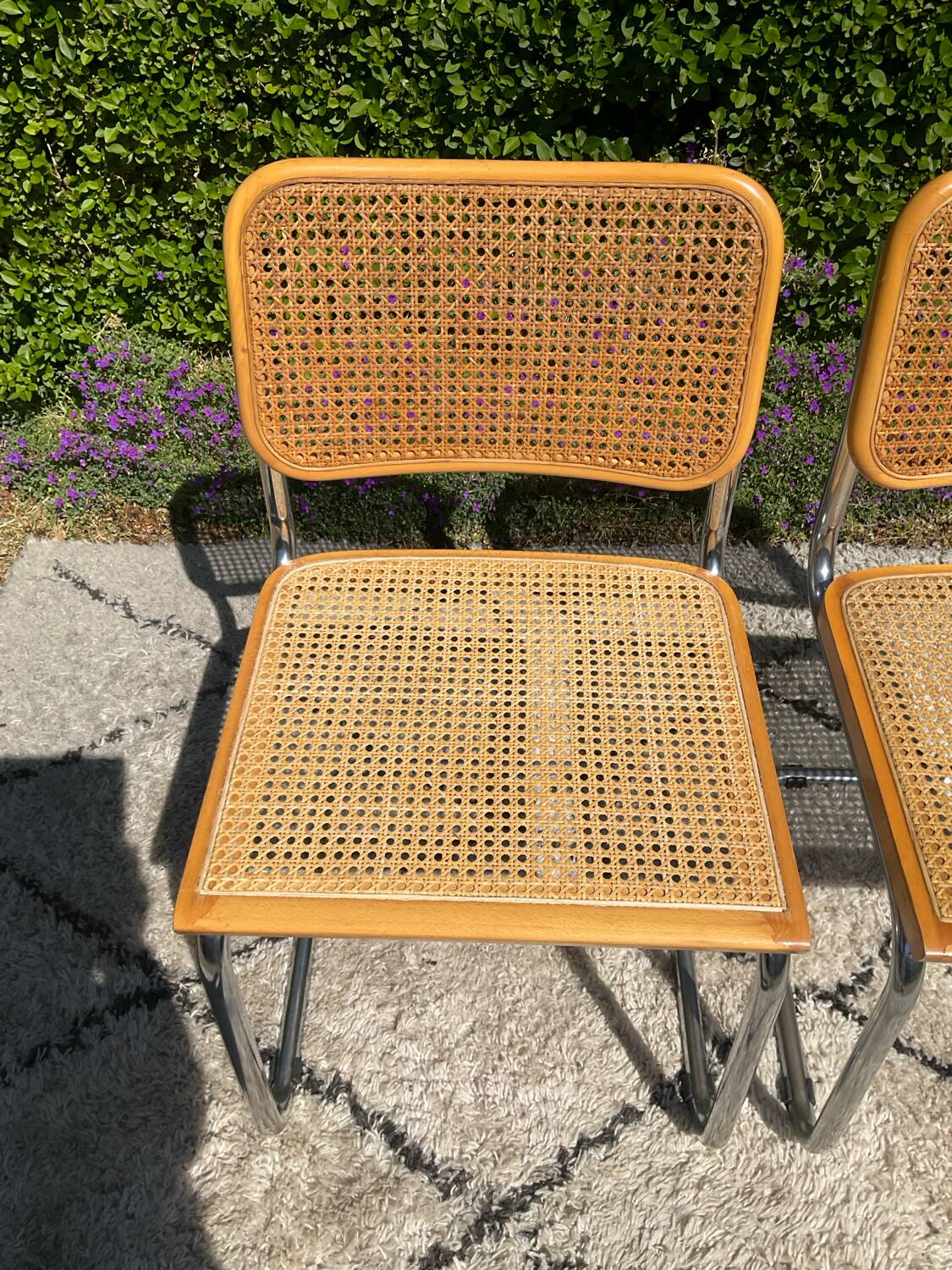 Paire de chaises Marcel Breuer Cesca B32