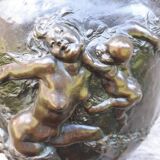 Art Nouveau Bronze Planter, by Joseph Chéret