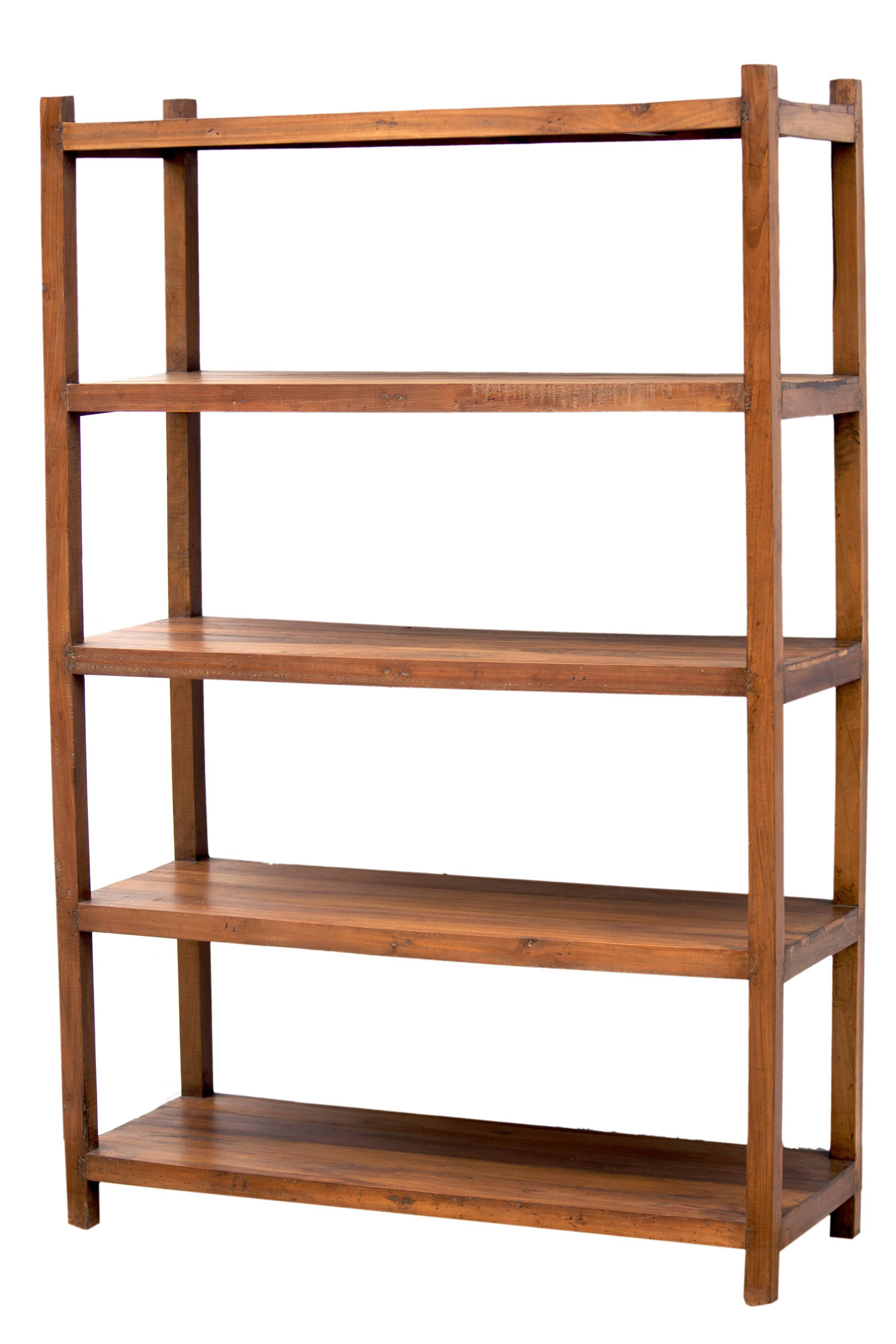 Large teak shelf