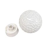 Spherical globe wall lamp, Elektrosvit Nové Zámky, Czechoslovakia, 1960s.