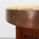 Vienna secession pedestal in wood and copper, Austia ca. 1910