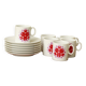 Lot de 6 tasses à café et 6 sous tasse thomas germany .