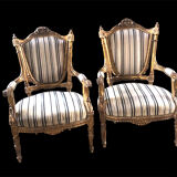 Fauteuils style Louis XVI