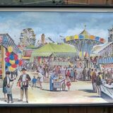 Ancient pedagogical poster "the carnival"