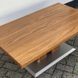 Table Basse à Piédestal Massive par Vierhaus