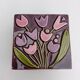 Mithé Espelt - "Tulips" jewelry box in glazed ceramic - 1965