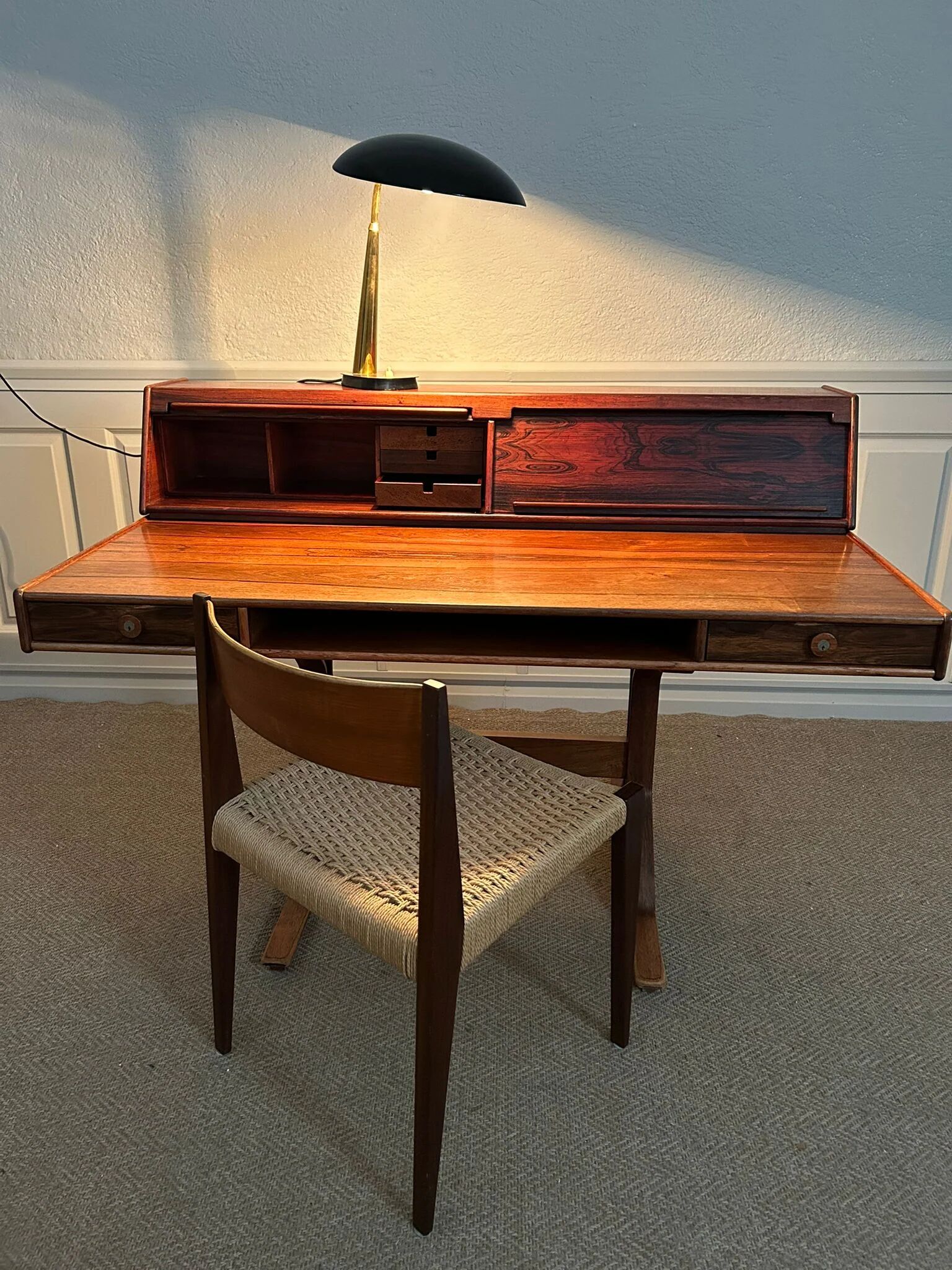 Desk 530 by Gianfranco Frattini for Bernini, Italy, 1950s